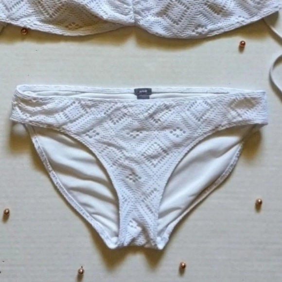 aerie Other - *SOLD*Aerie White Crochet Bikini Bottoms